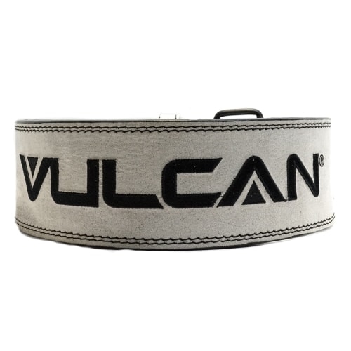 Vulcan Grey Leather Powerlifting Belt