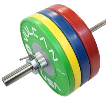 Strength Shop Coloured Olympic Rubber Coated Weight Plate Pair weightlifting